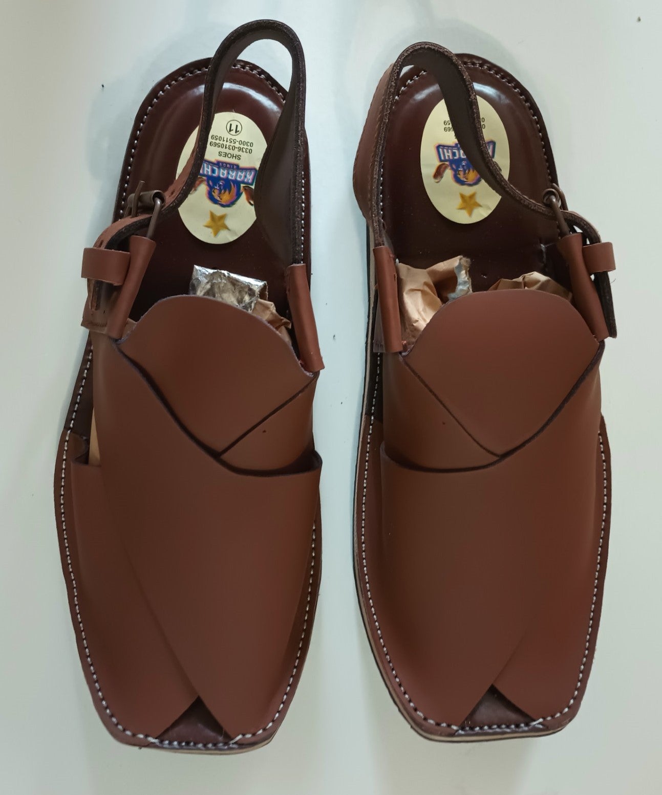 KAPTAAN/PESHAWRI/BALOCHI/GOLANDA/ PASHTO/AFGHANI CHAPPAL #11IKBSP