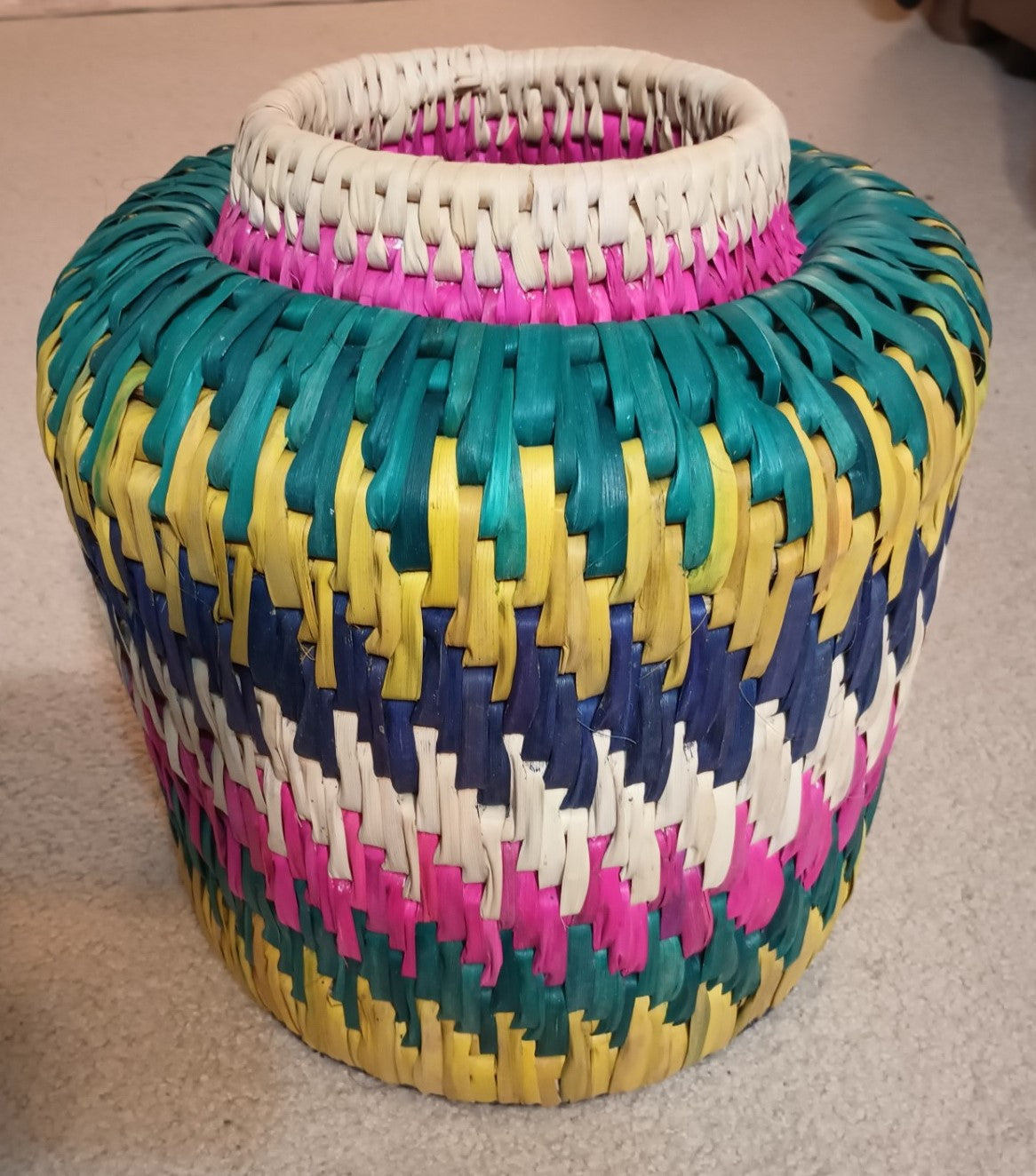 Date Tree Leaf Flower Vase/Pot (Full Color) #SHFCMS