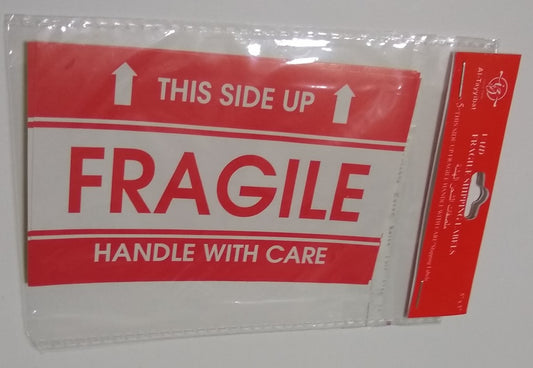 100 Labels of “This Side Up FRAGILE Handle with Care” Shipping Labels #VFSL