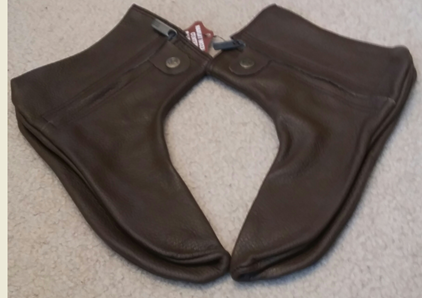 Muslim Leather Socks/KHUFFAIN/KHUFF/SUNNAH #LS10B 100% Genuine Leather