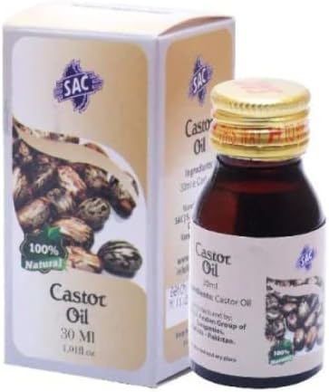 12 Bottles of 30 ml- CASTOR OIL Made with Natural Essential Oils by SAC #12SACCO