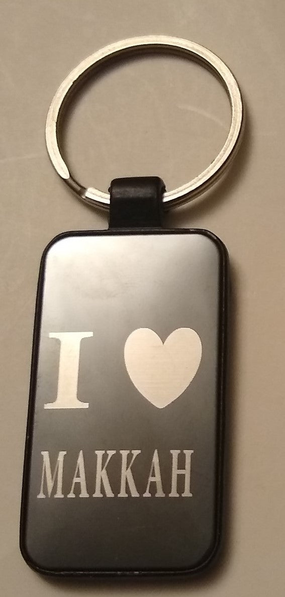3 Pieces of I LOVE MAKKAH Key Chain #3PMAKC