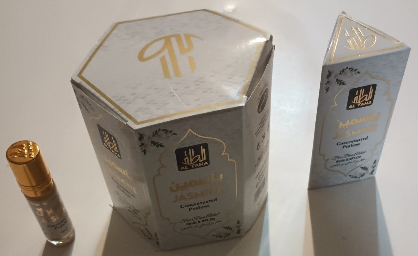 12 Bottles of JASMINE Attar/Perfume Concentrated Perfume by Al-Taha (Attar/Oil/Itr) # ATJE