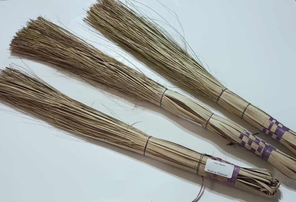 2 Pieces of DATE TREE LEAF BROOM (Khajoor/Khajee/Tamar-Jharoo/Jhadu) #KLJP