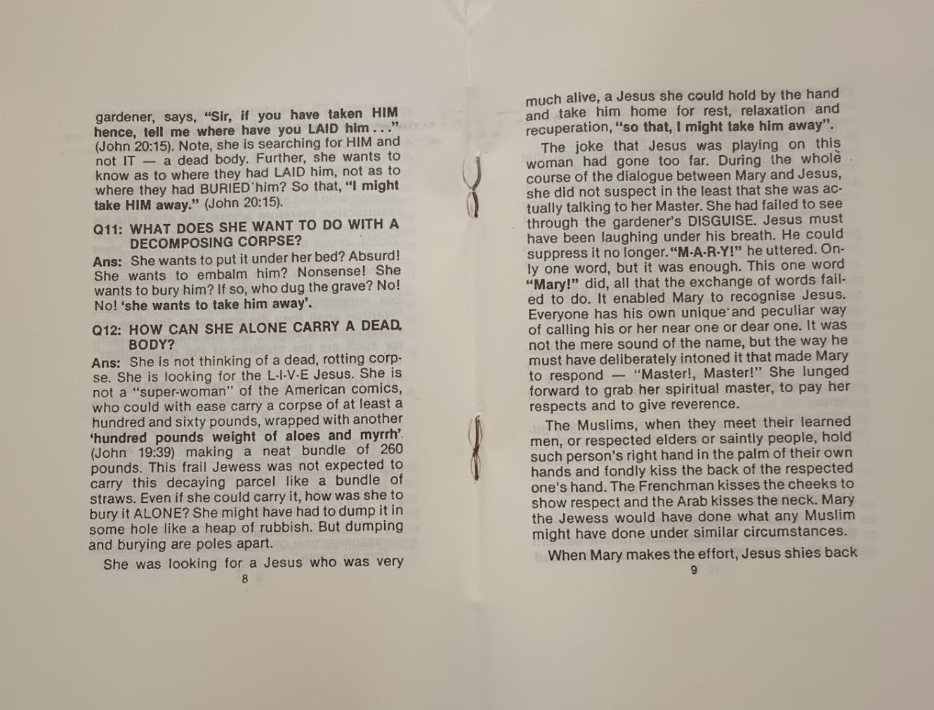 2 copies of Who Moved the Stone? من الذي دحرج الحجر؟ by Ahmed Deedat #2JTQWMTS (Dawah Book)
