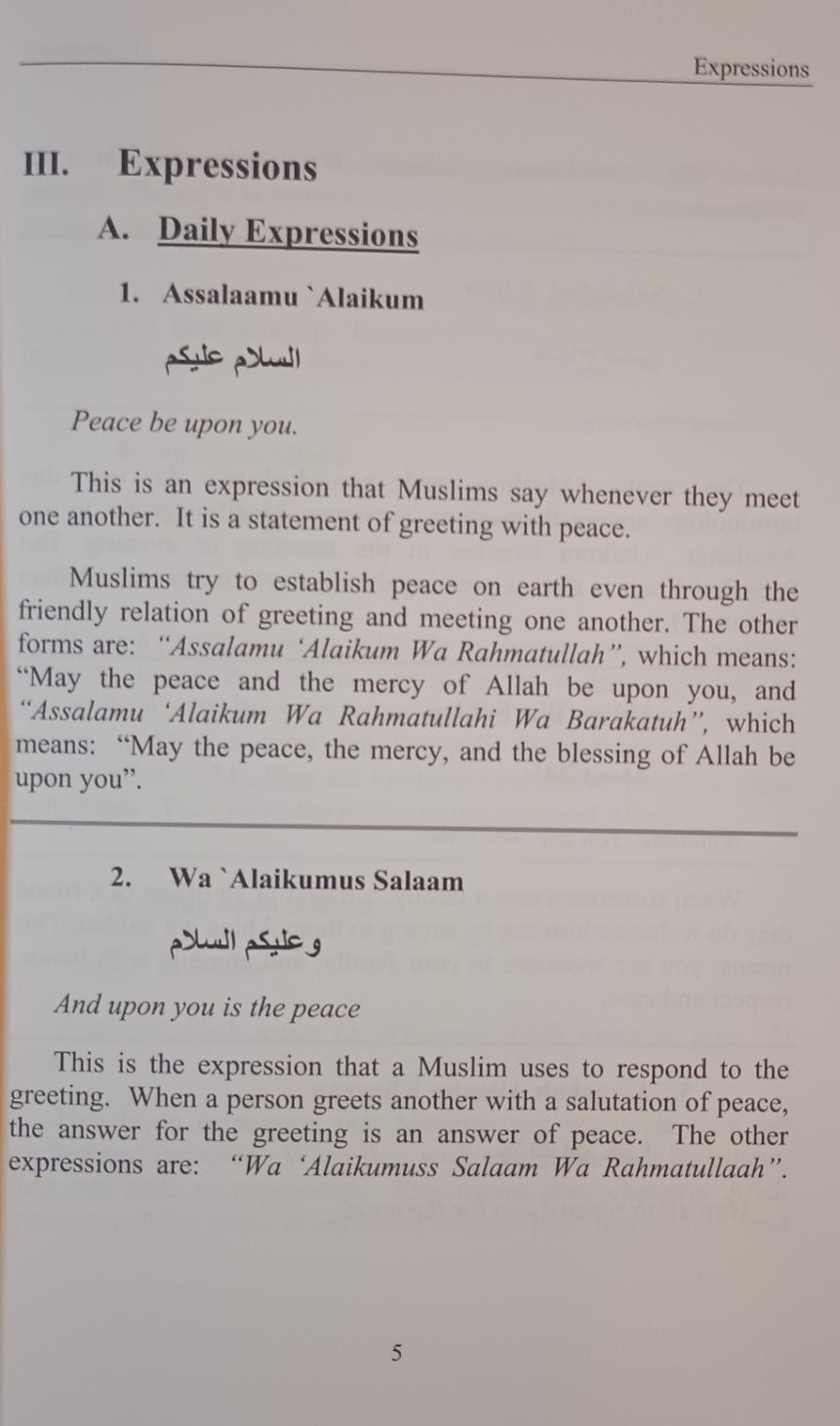 2 Copies of Arabic Expressions, Listing Glossary by Dr. Ahmad H. Sakr #DSAELG