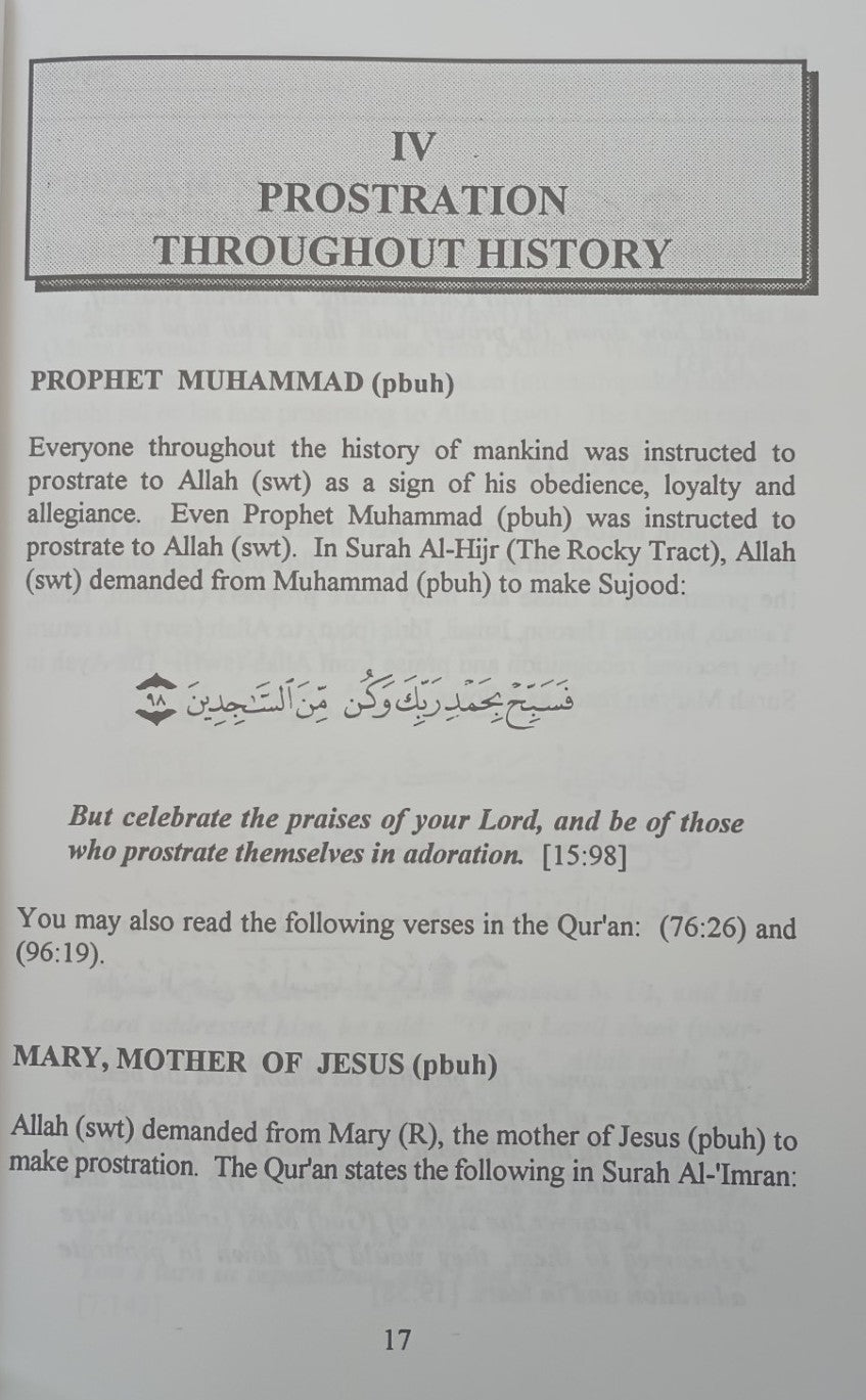 2 Copies of Prostration by Dr. Ahmad H. Sakr # DSPN