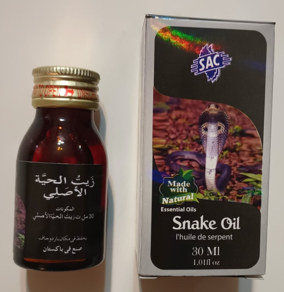 2 Bottles of 30 ml-SNAKE OIL Made with Natural Essential Oils by SAC #ASO Fast the USA Shipping