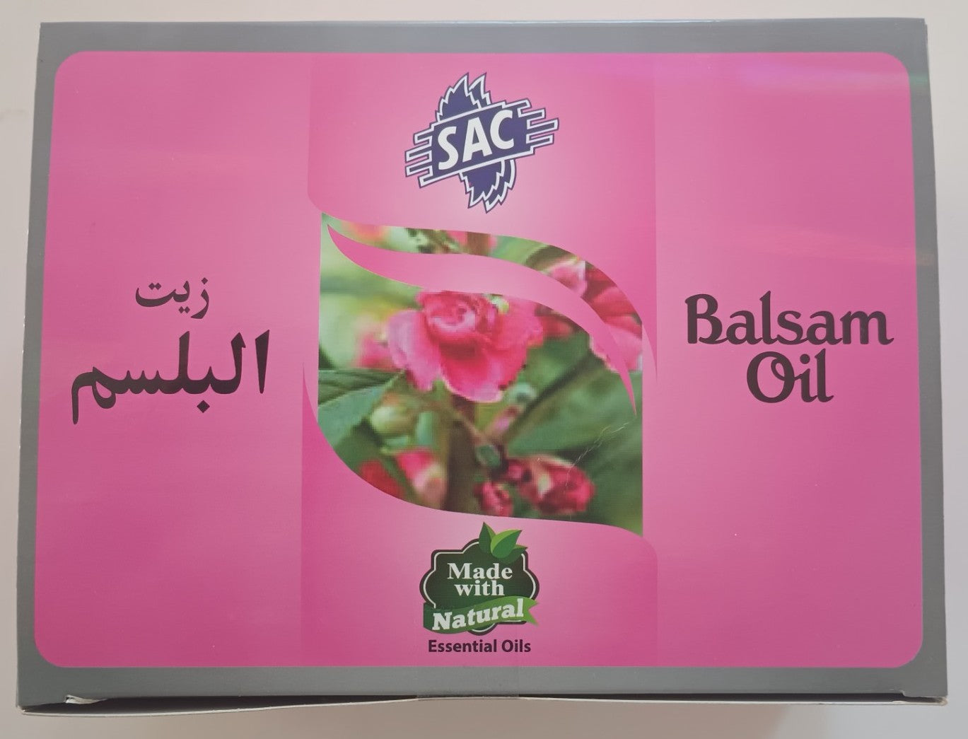 2 Bottles of 30 ml BALSAM OIL Made with Natural Essential Oil by SAC #SACBM