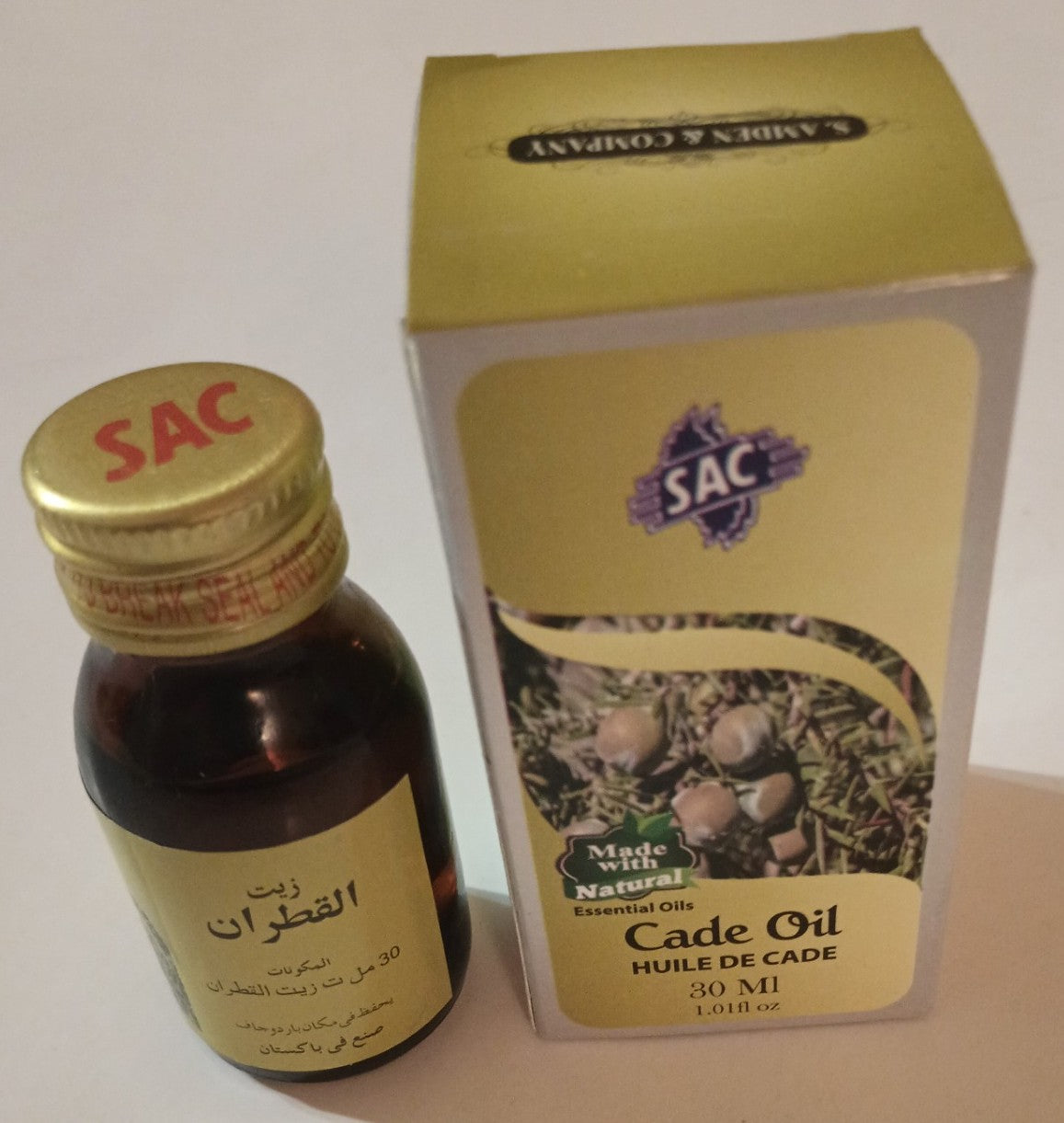 12 Bottles of 30 ml CADE OIL Made with Natural Essential Oils #SACCDE زيت كيد