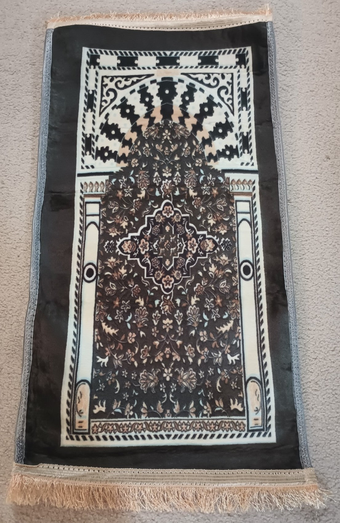 12 pieces of Prayer Rug (Ja-Namaaz/Prayer Mat/Sajjada) # A786C