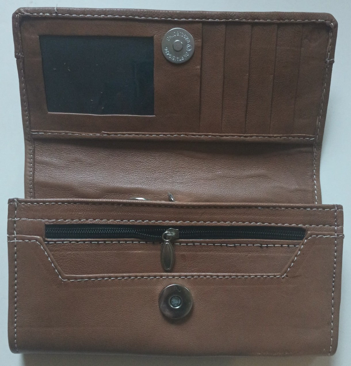 2 Pcs. Of Women's Large Capacity Genuine Leather Clutch Wallet #IZWCWBR