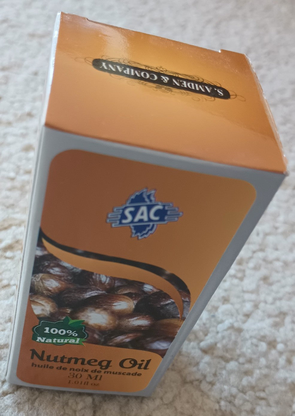 12 Bottles of 30 ml NUTMEG OIL 100% Natural by SAC #SACCE