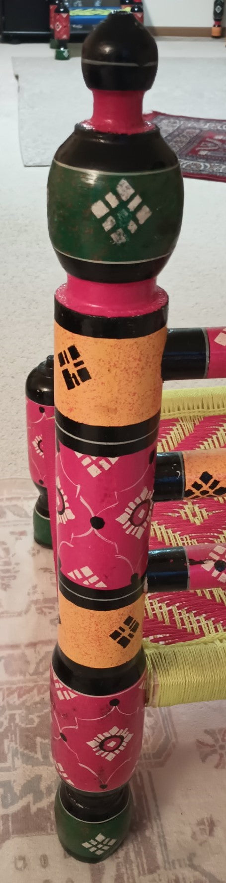 Traditional Wooden Chair (Low Height) Sindhi Style #SHLCS