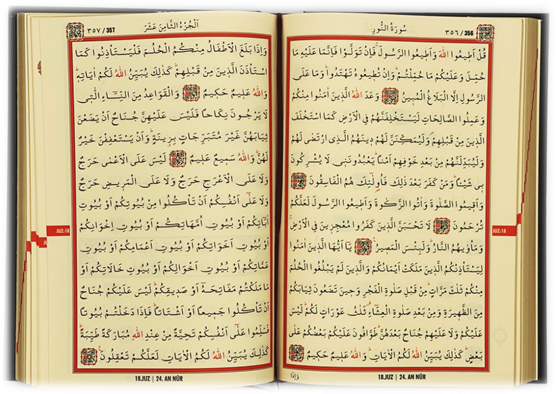 UTHMANI SCRIPT-The Holy QURAN-ARABIC Only #TAUQ Gift for Parents