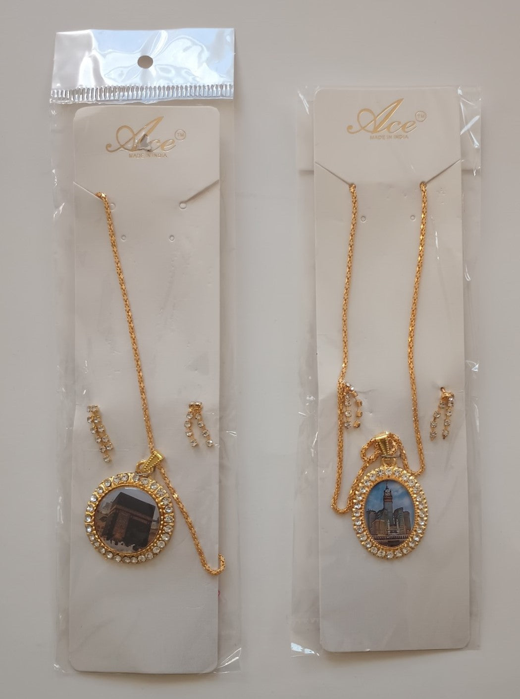 2 Pcs. of MAKKAH/MADINA NECKLACE # 2MMNIN