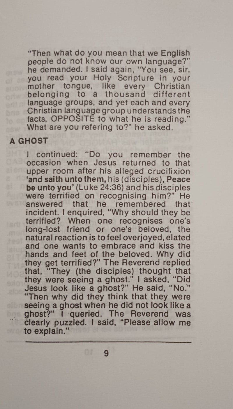 2 copies of Resurrection OR Resuscitation القيامة أو الإنعاش by Ahmed Deedat #2JTQROR (Dawah Book)