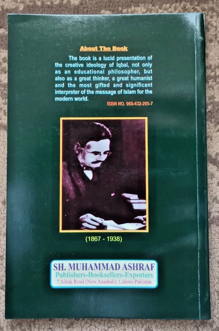 IQBAL’S EDUCATIONAL PHILOSOPHY Dr. K. G. Saiyidain # STIISA -US Fast Shipping