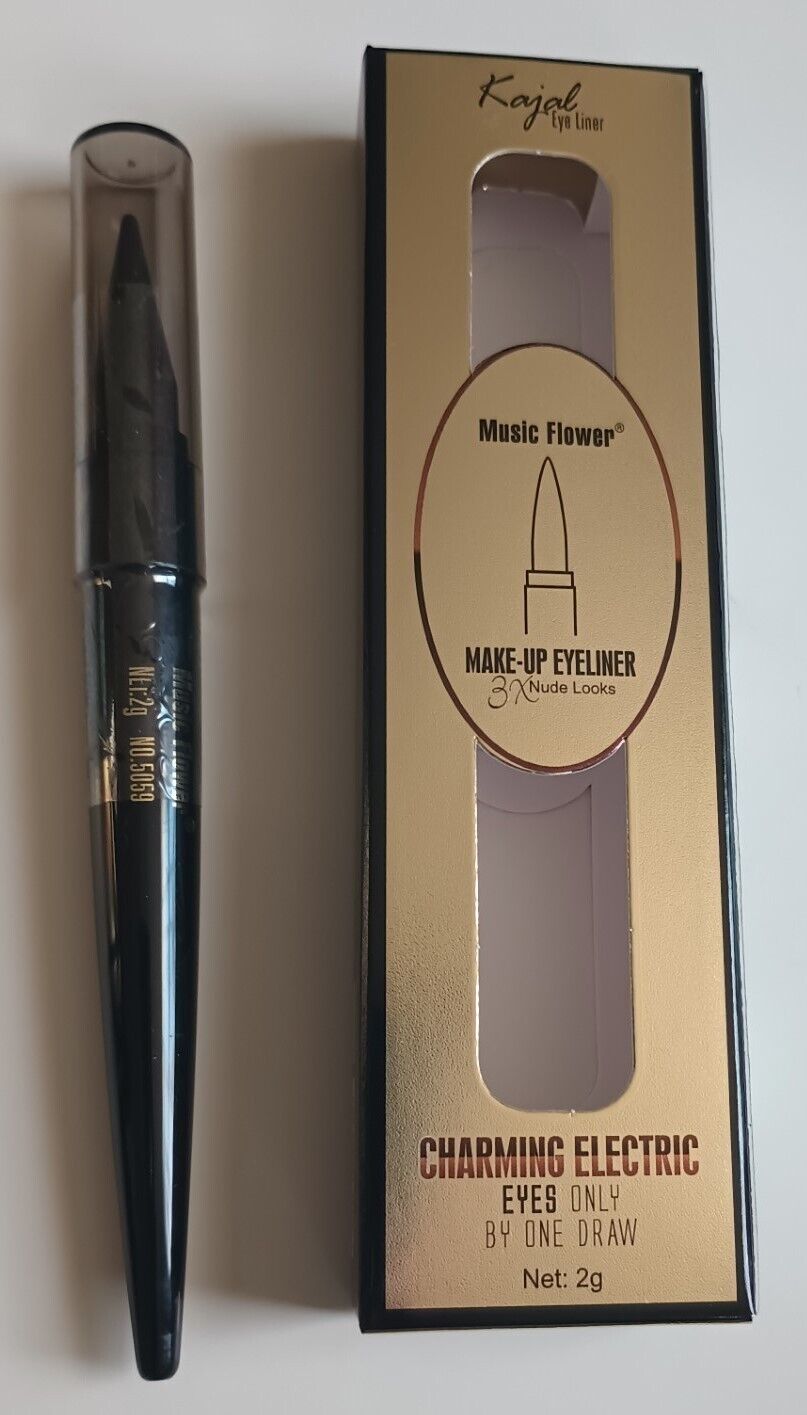 2 Pieces of KAJAL EYE LINER PEN (BLACK) SUNNAH KUHL # M5059P. HALAL US Fast Ship