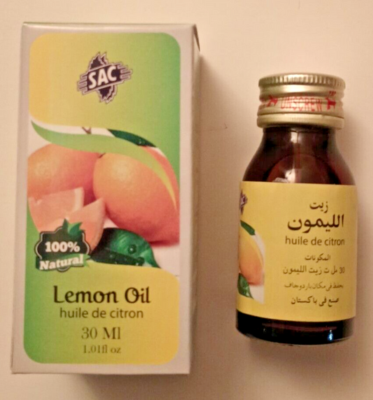 30 ml-LEMON OIL (100% Natural) by SAC #ALO Fast the USA Shipping