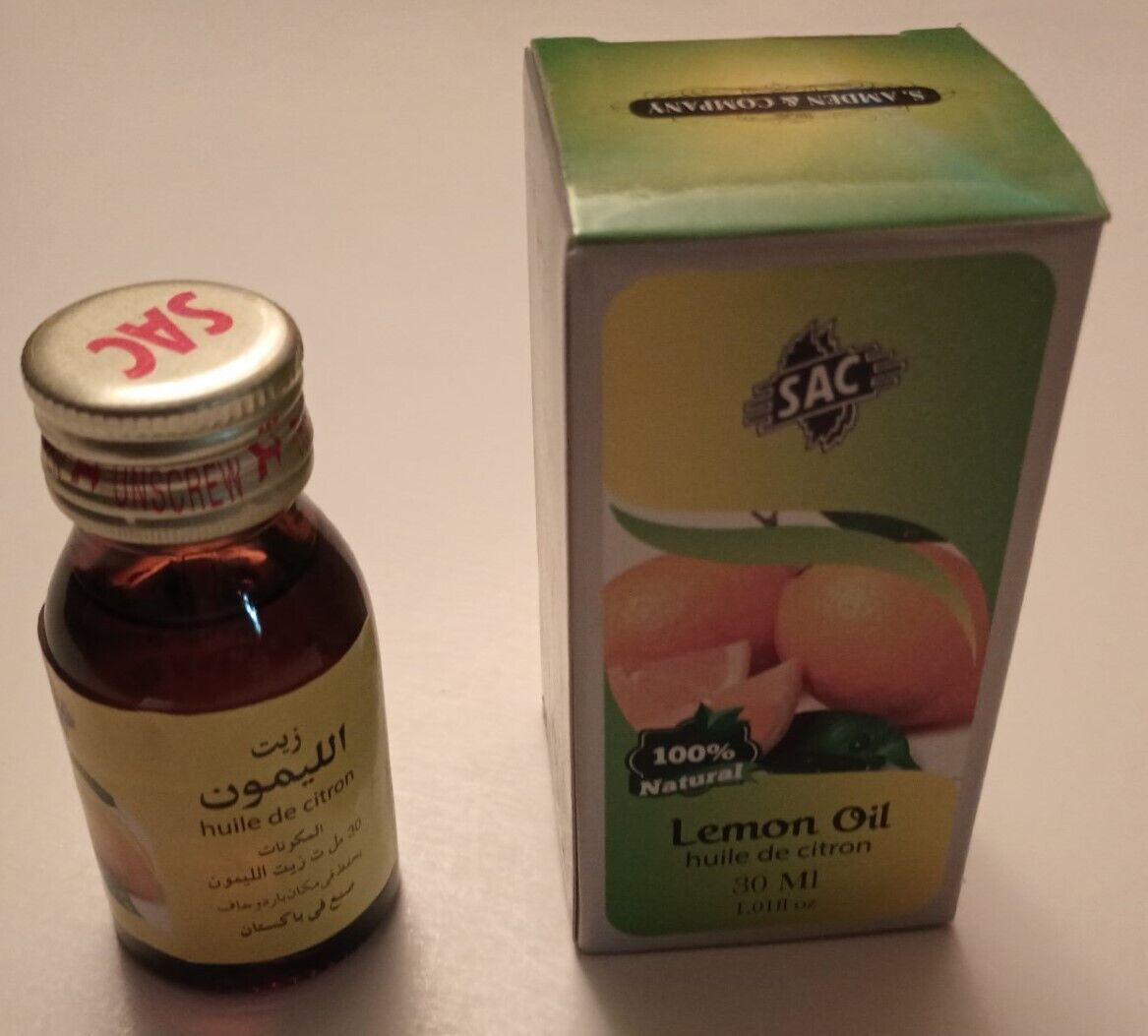 30 ml-LEMON OIL (100% Natural) by SAC #ALO Fast the USA Shipping