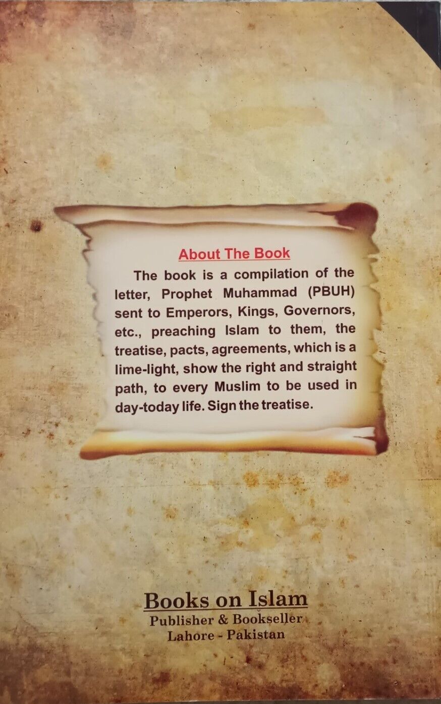 LETTERS OF THE HOLY PROPHET (S.A.W.) #LOTHP by Sultan Ahmad Qureshi #SOMTLP