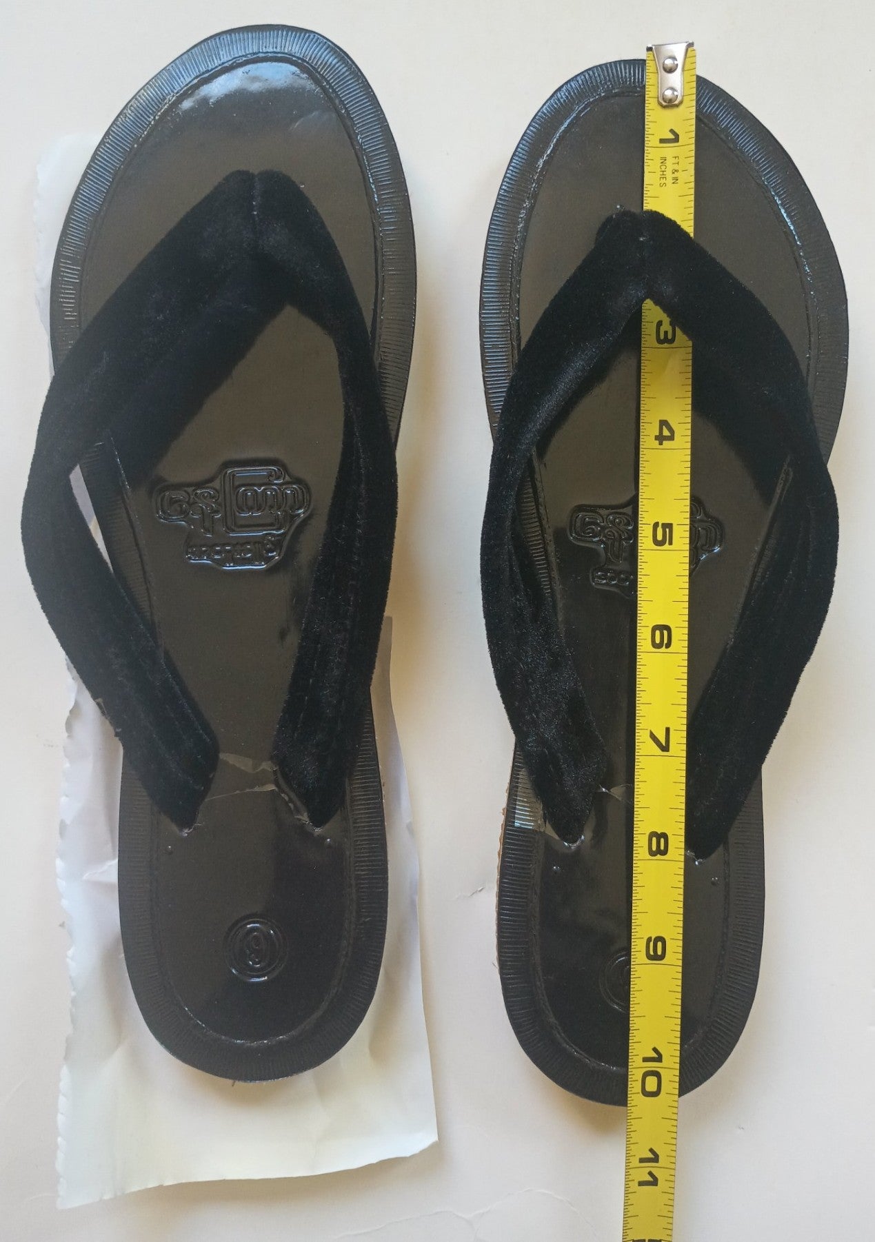 HANDMADE MYANMAR TRADITIONAL FLIP FLOP Leather Mandalay SLIPPER (Size 9)