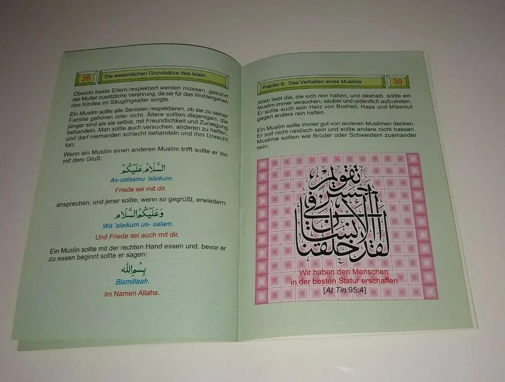 3 Copies of DIE WESENTLICHEN GRUNDSTZE DES ISLAM in GERMAN #GDWGDI Fast US Ship.