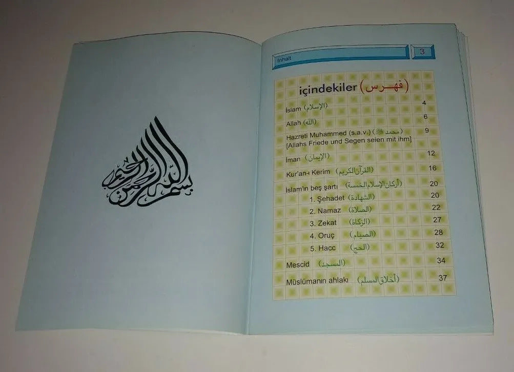 3 Copies of ISLAM’IN TEMEL ESASLARI in TURKISH # TITE Fast US Ship.