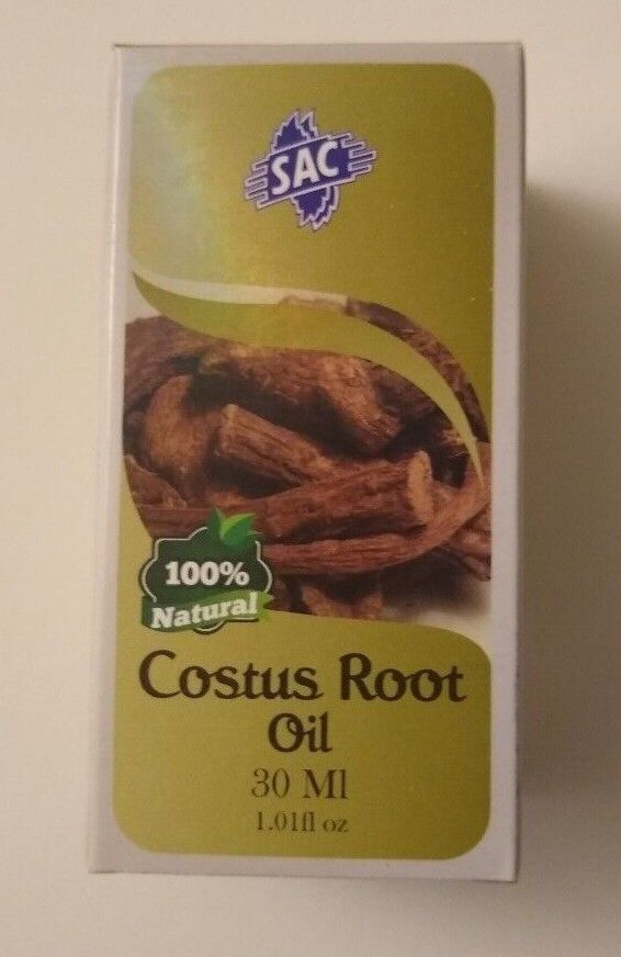 COSTUS ROOT OIL 2 x 30 ml by SAC- Fast the USA Shipping SACCRO 100% Natural