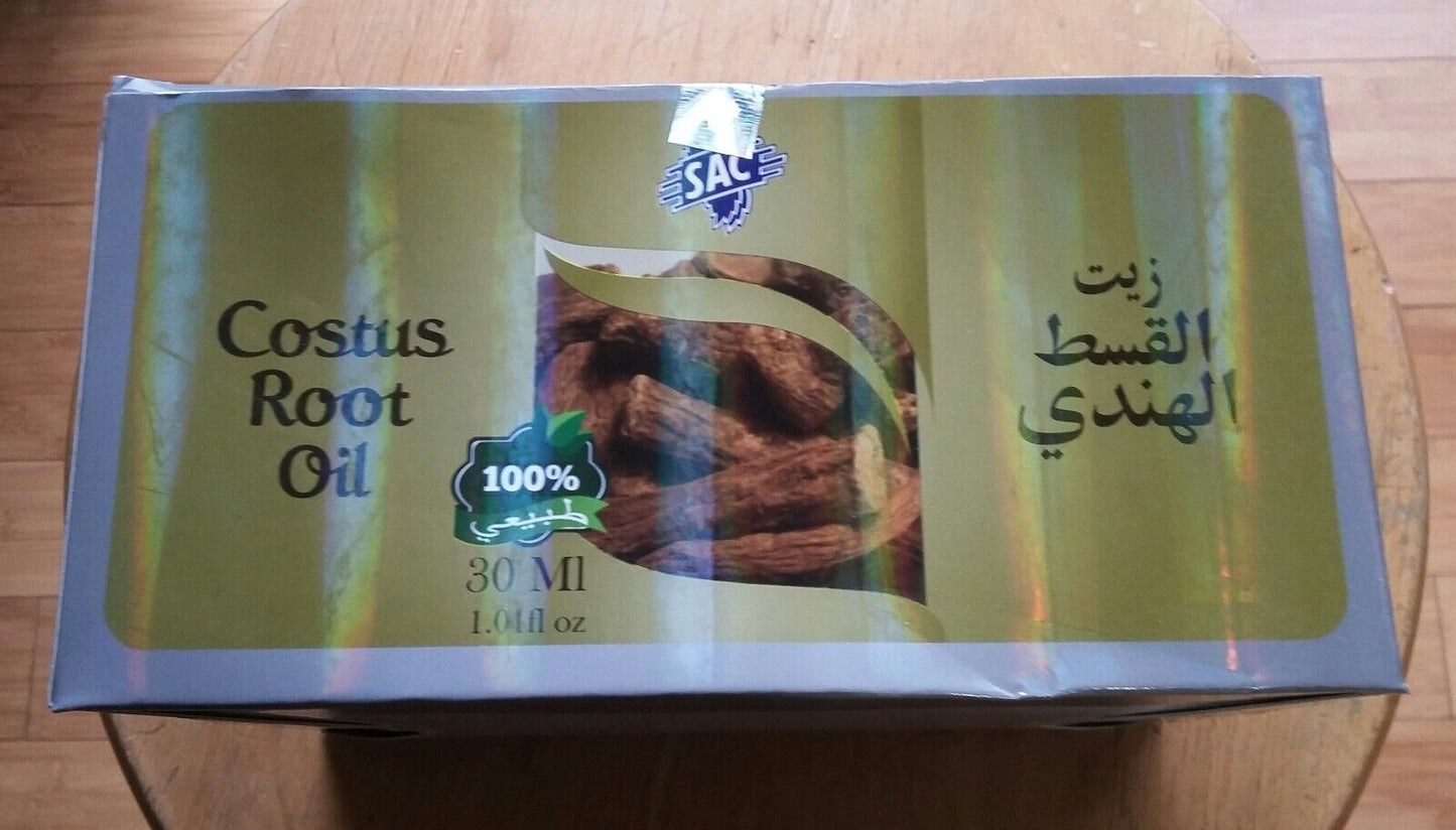 COSTUS ROOT OIL 2 x 30 ml by SAC- Fast the USA Shipping SACCRO 100% Natural
