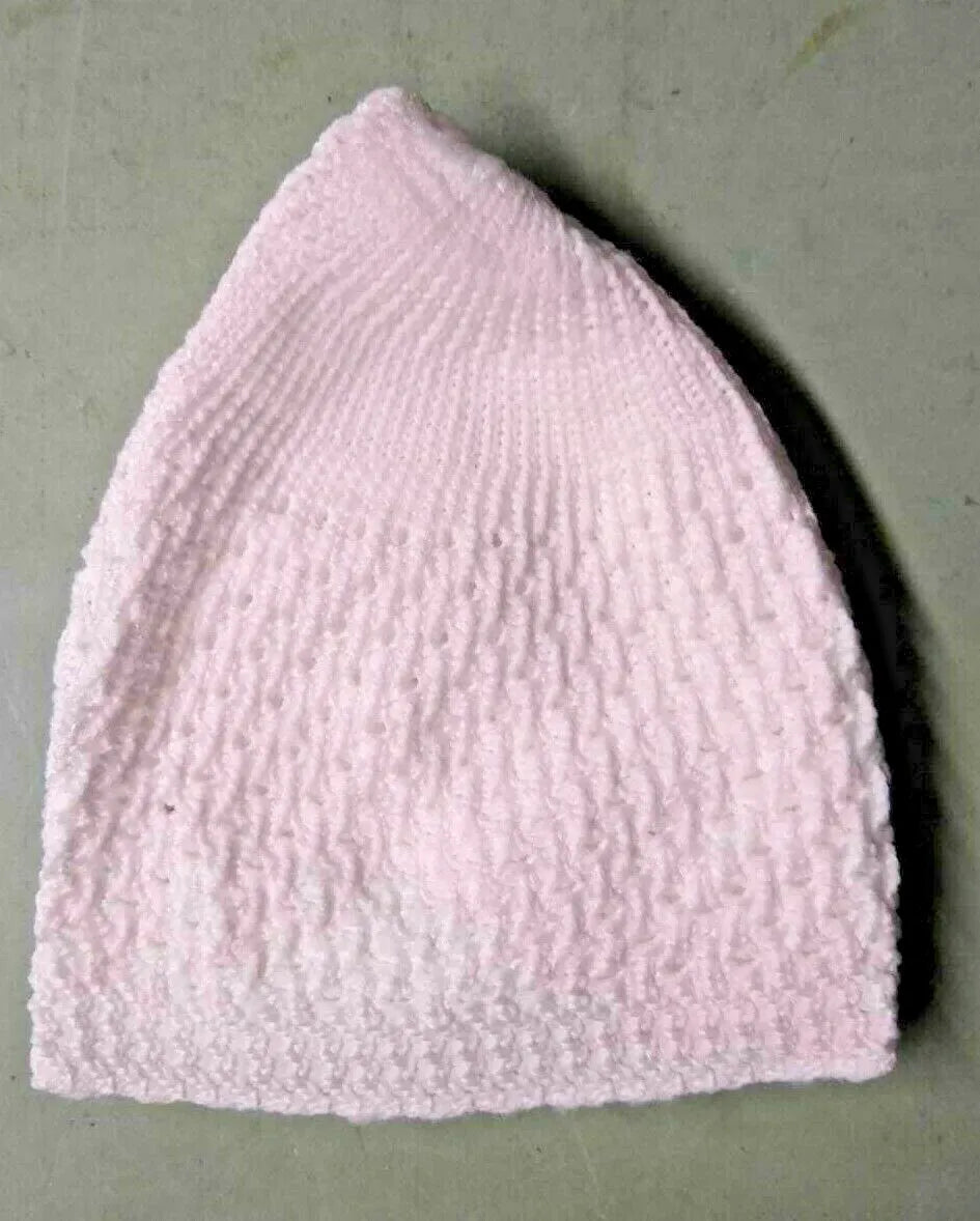 12 Stretchable White Men Hat/Cap/Kufi/Topi Fast the USA Shipping