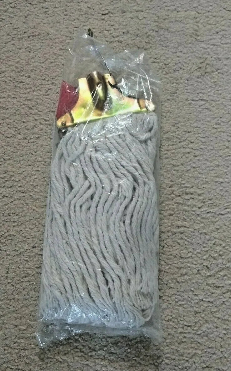 6 Pieces Cotton Mop (With Galvanize Gold Color Clip) Fast US Shipping