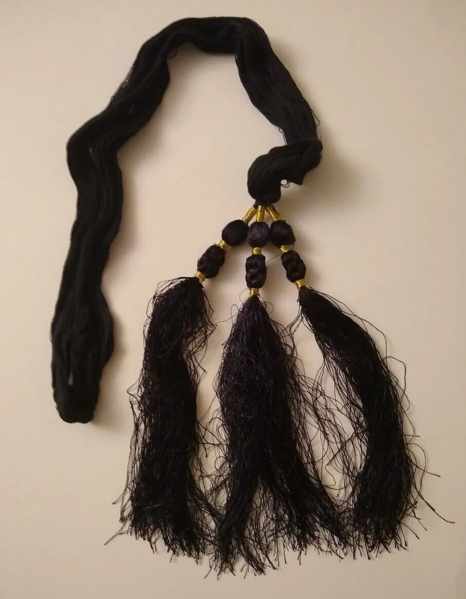 2 Pieces of Indian/Pakistani/Afghani/Punjabi/BLACK Colored Paranda-M30BP
