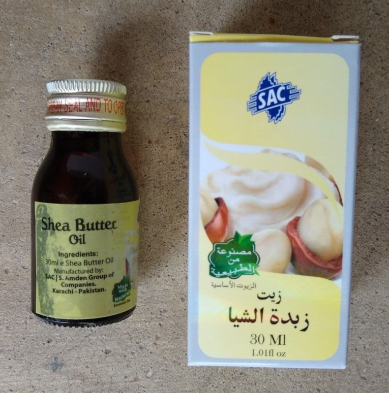 30 ml SHEA BUTTER OIL by SAC- Fast the USA Shipping SACSBO 100% Natural