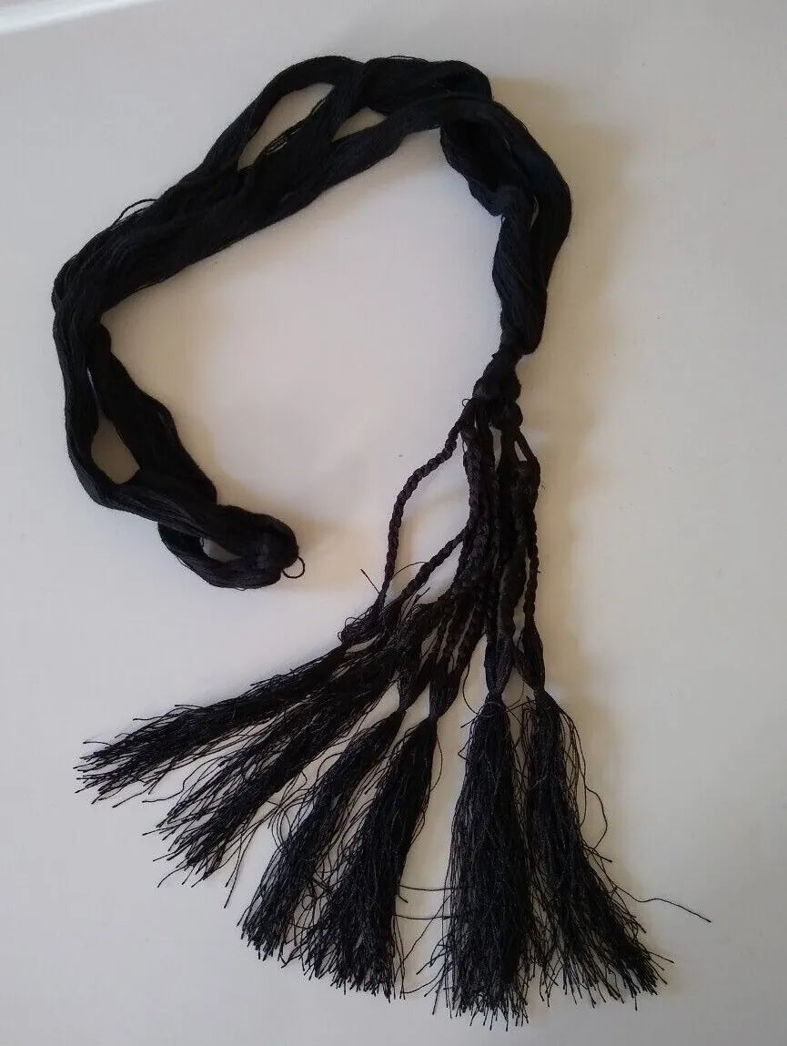 2 Pieces of Indian/Pakistani/Afghani/Punjabi/BLACK Colored Paranda-M30BP