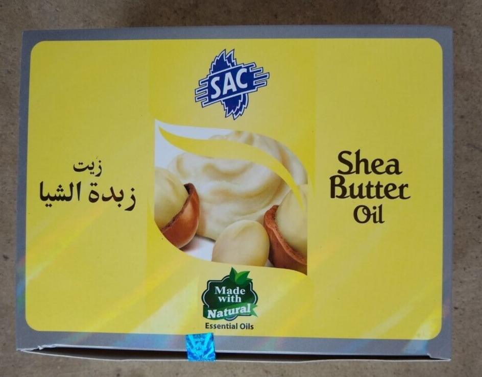 SHEA BUTTER OIL 2 x 30 ml by SAC- Fast the USA Shipping SACSBO 100% Natural