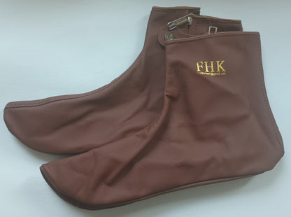Size 11-Muslim Leather Socks/KHUFFAIN/KHUFF/SUNNAH #LS11BR 100% Genuine Leather