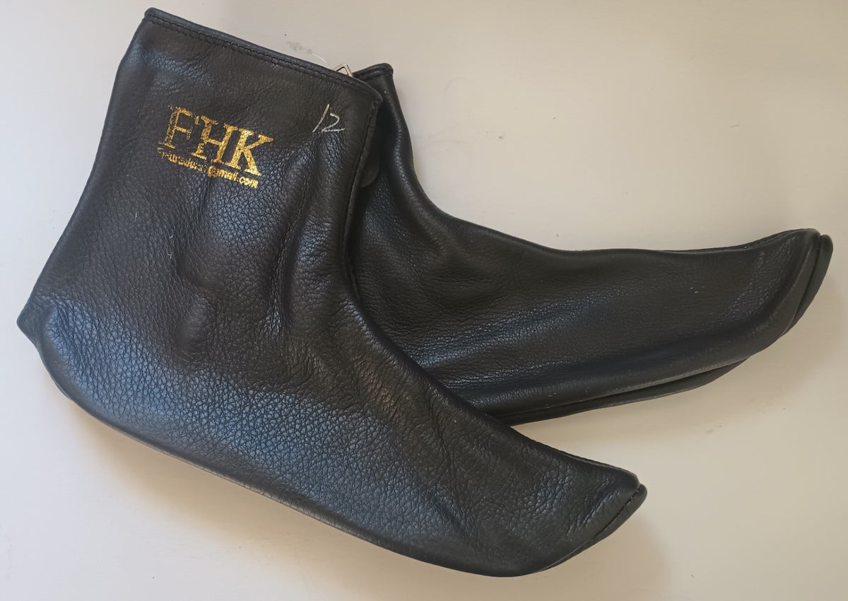 Size 12-Muslim Leather Socks/KHUFFAIN/KHUFF/SUNNAH #LS12B 100% Real Leather