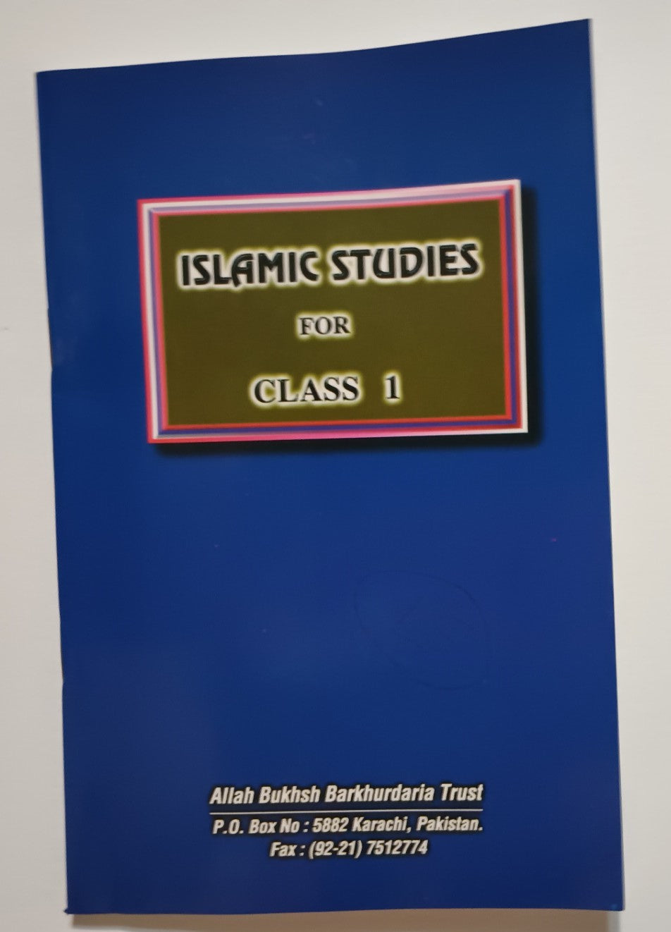 2 Copies of ISLAMIC STUDIES FOR CLASS 1 # 1ISFC Best Gift for Children