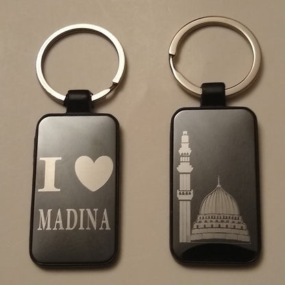 12 Pieces of I LOVE MADINA Key Chain #PMHKC