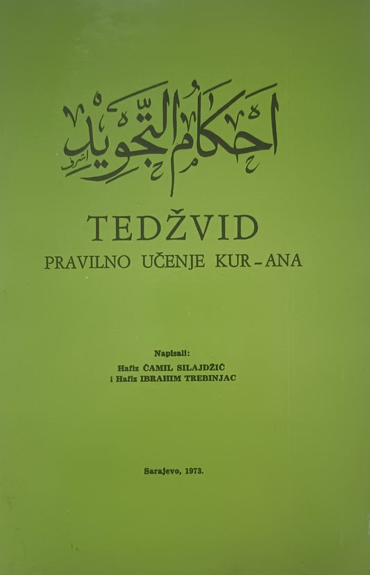 3 Copies of TEDZVID (Arabic + Bosnian) (Proper Learning of the Quran) by Hafiz Camil Silajdzic & Hafiz Ibrahim Trebinjac #STTZV