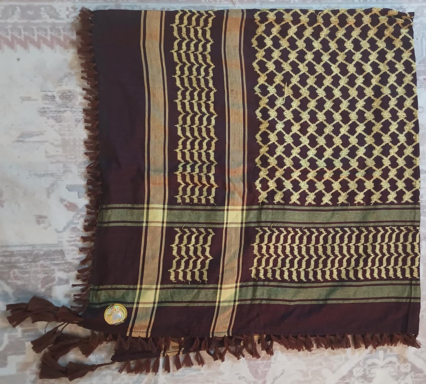 6 Pcs. of Machine Embroidery SCARF/KHEFFIYA/YASHMAGH/ROMAL# 6FHYABB