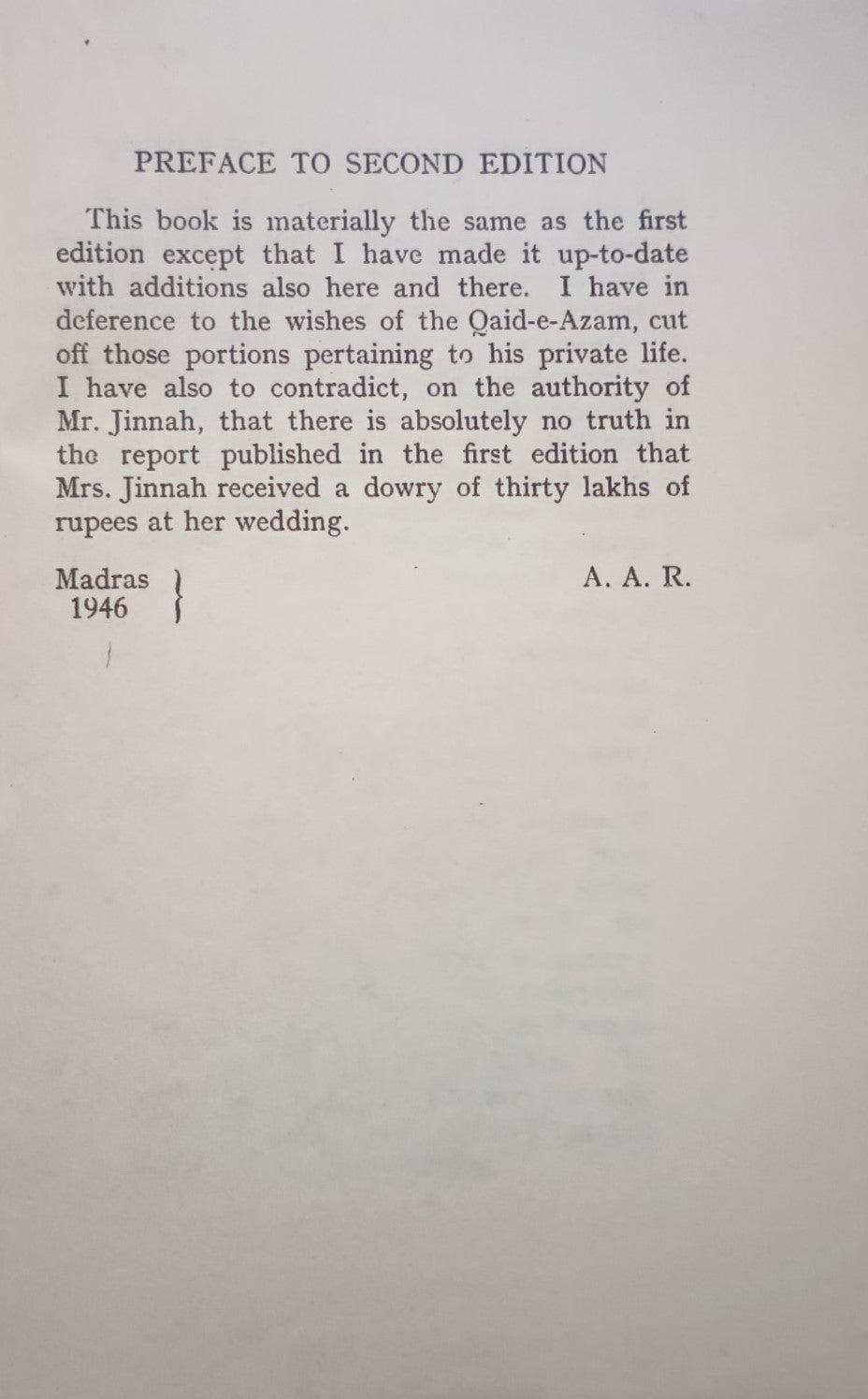 MEET MR. JINNAH by A. A. Ravoof # MMJAAR-US Fast Shipping