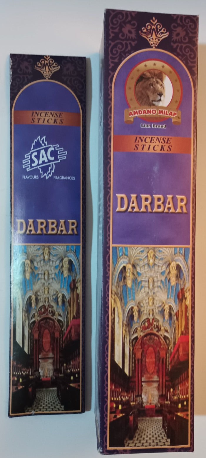12 Pouches OF DARBAR الدربار INCENSE STICK # SACDP-Fast US Shipping