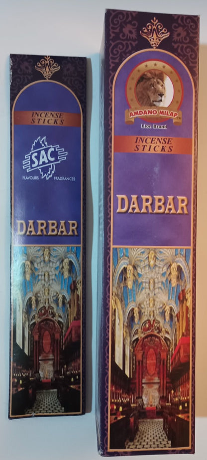 12 Pouches OF DARBAR الدربار INCENSE STICK # SACDP-Fast US Shipping