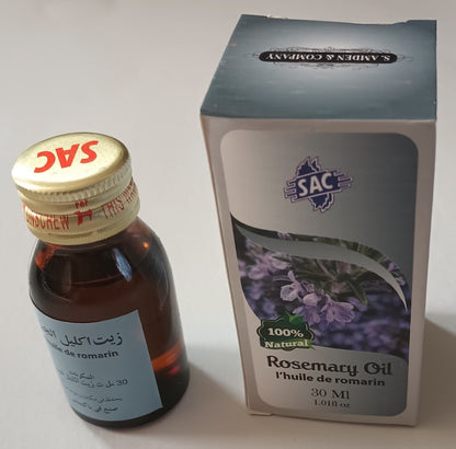 2 Bottles of 30 ml-ROSEMARY OIL (100% Natural) by SAC #ARMO Fast the USA Shipping