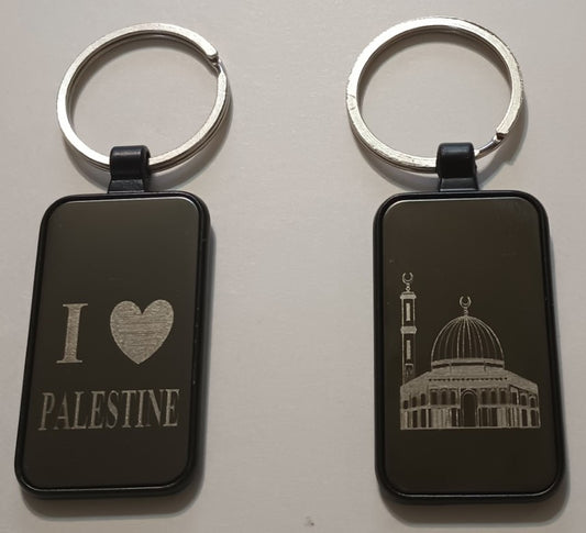 12 Pieces of I LOVE PALESTINE Key Chain #PMAKC