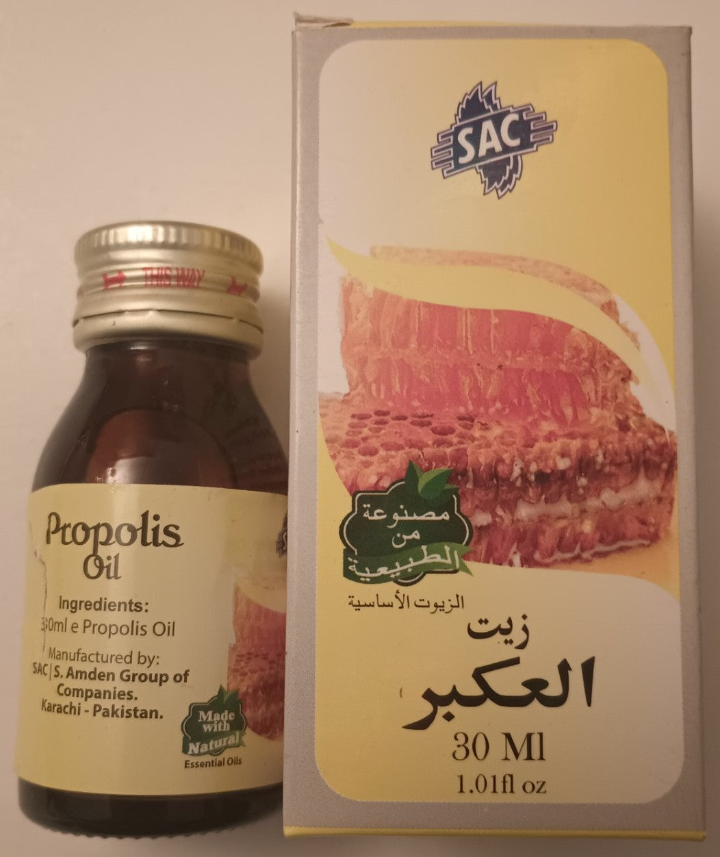 12 Bottles of 30 ml- PROPOLIS OIL Made with Natural Essential Oils #SACPIS