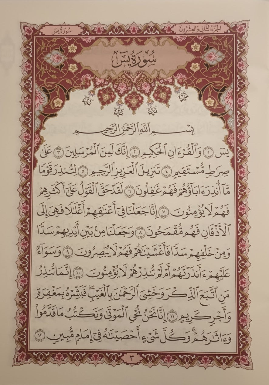 12 Copies of Yaseen in Arabic-Uthmani Script # IZZKU10